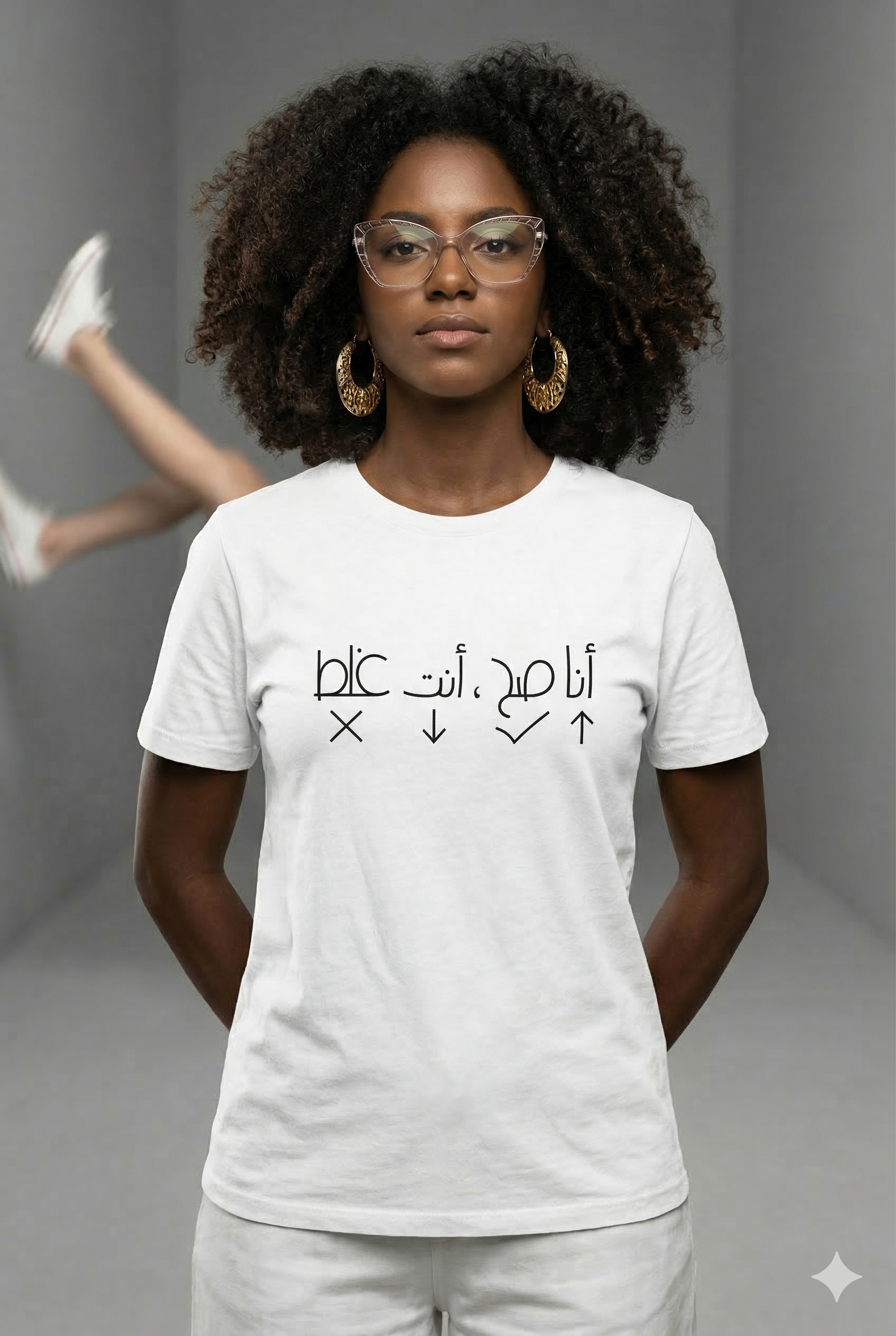 MARV انا صح انت غلط regular fit Tshirt
