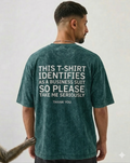 MARV T-SHIRT IDENTIFIES AS A BUSINESS SUIT - Washed oversize