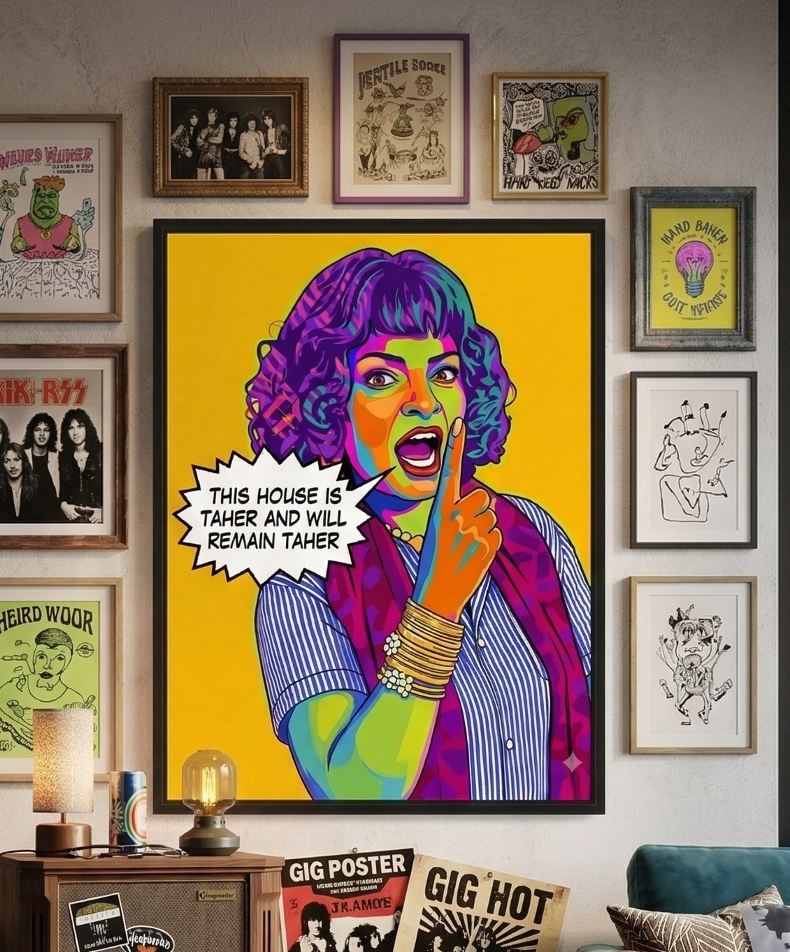 THIS HOUSE IS TAHER - POSTER