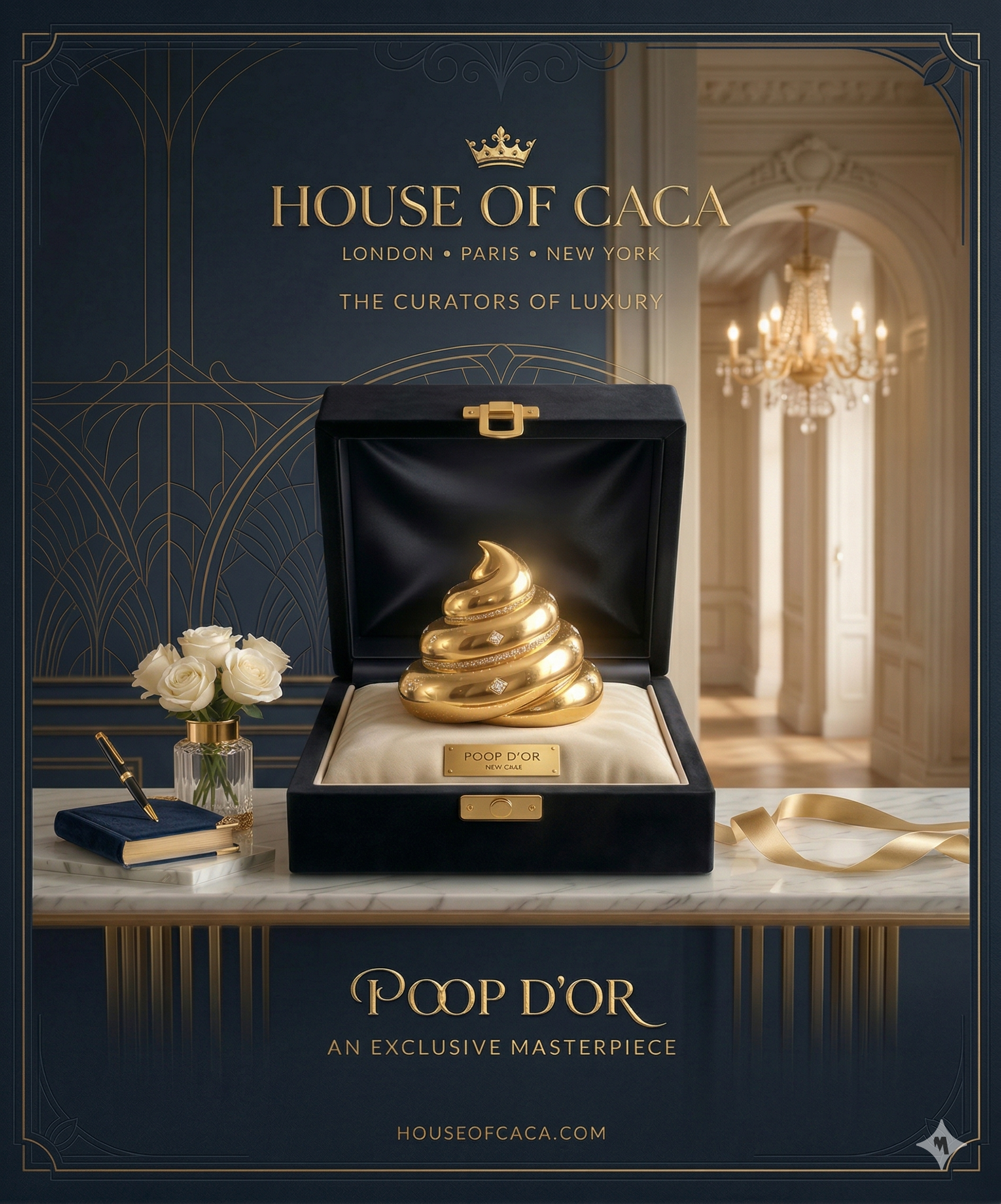 House of CACA - Bathroom poster